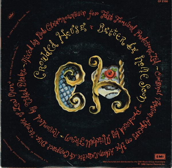 Crowded House : Better Be Home Soon (7", Single)