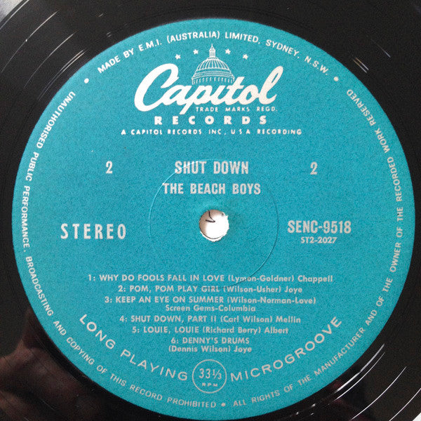 The Beach Boys : Shut Down Volume 2 (LP, Album)