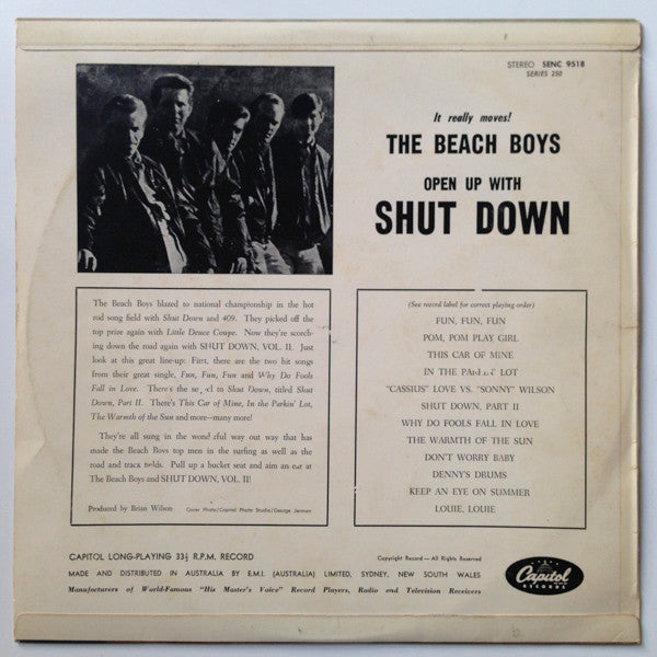 The Beach Boys : Shut Down Volume 2 (LP, Album)