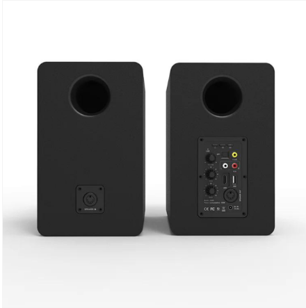 Silcron SLR05 Active Bookshelf Speakers – Black