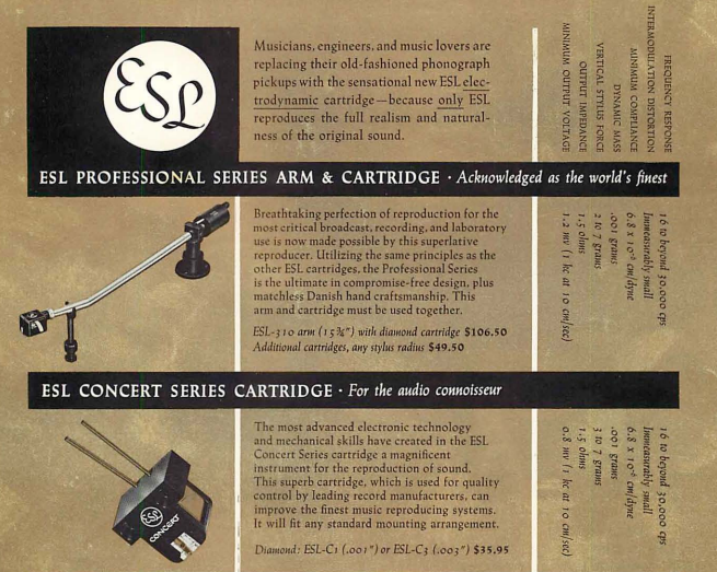 ESL Concert (Ortofon) C1 Mono Moving Coil Cartridge