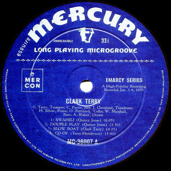 Clark Terry : Clark Terry (LP, Album)