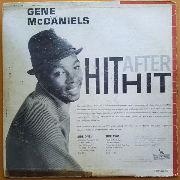 Gene McDaniels* : Hit After Hit (LP, Album)