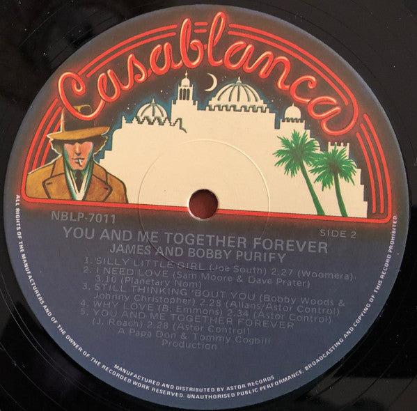 James And Bobby Purify* : You & Me Together Forever (LP, Album)