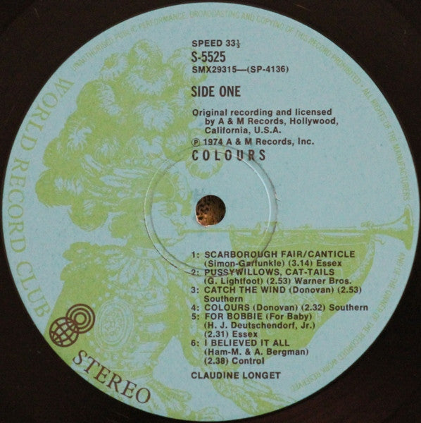 Claudine Longet : Colours (LP, Album, Club)