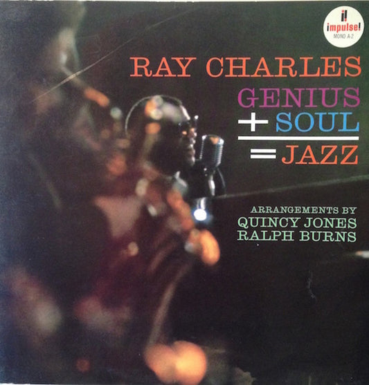 Ray Charles : Genius + Soul = Jazz (LP, Album, Mono)