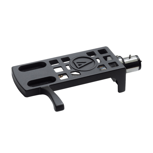 AT-HS10- Lightweight aluminum ½" mount headshell for 4-pin cartridges. Black